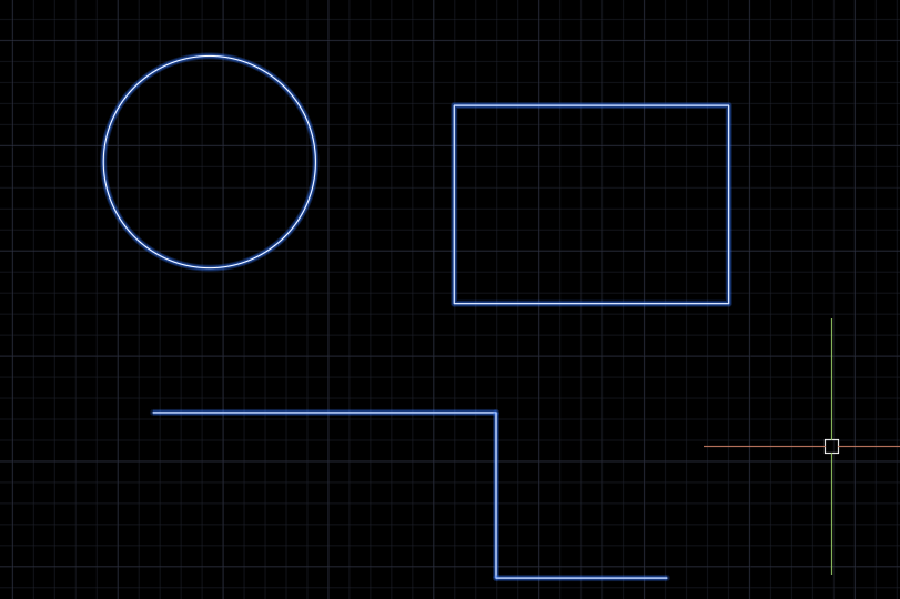CAD中的对象选中后没有编辑夹点？