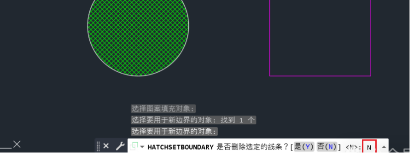 AutoCAD如何快速将已有的填充图案移动到新边界上？